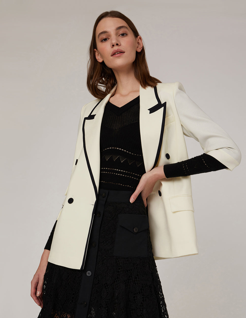 MARYLING V-Neck Knitted Pullover