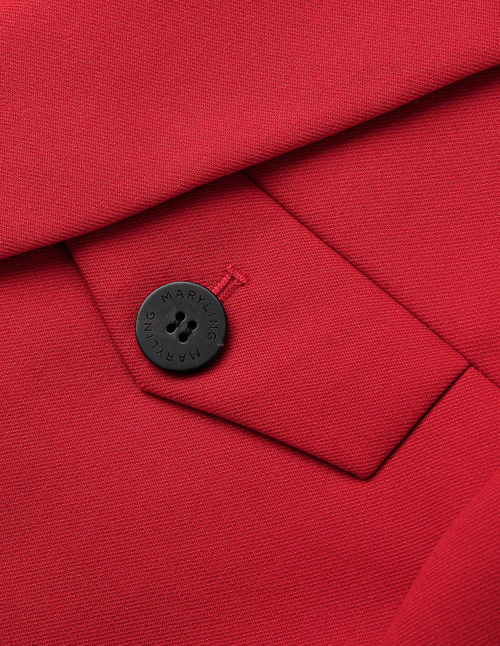 Maryling Red H Cropped Blazer