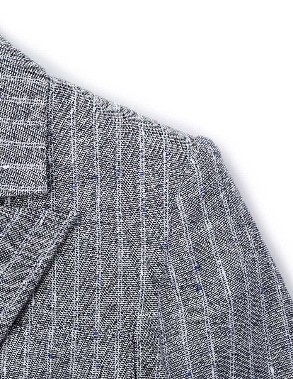 MARYLING Cropped Lapel Collar With Multi-Pocket Double-Breasted Blazer