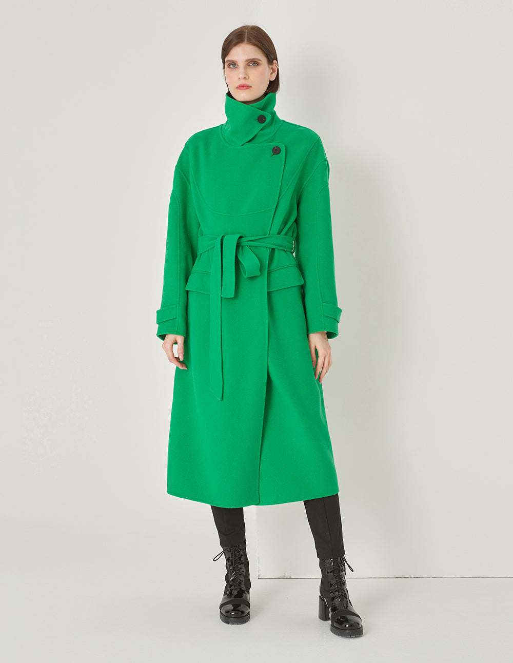 MARYLING Double-Sided Woolen H-Shaped Coat