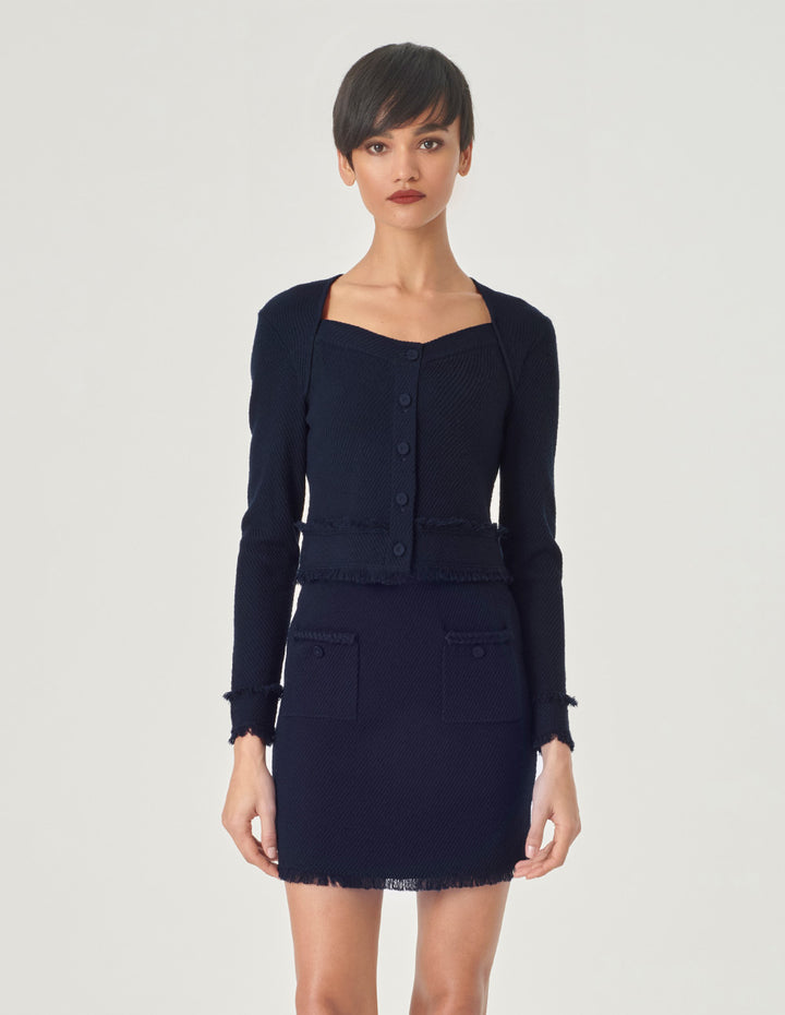 MARYLING Lace Knitted Skirt