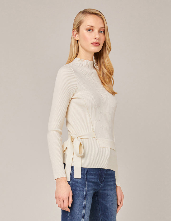 MARYLING Turtleneck Knitted Pullover
