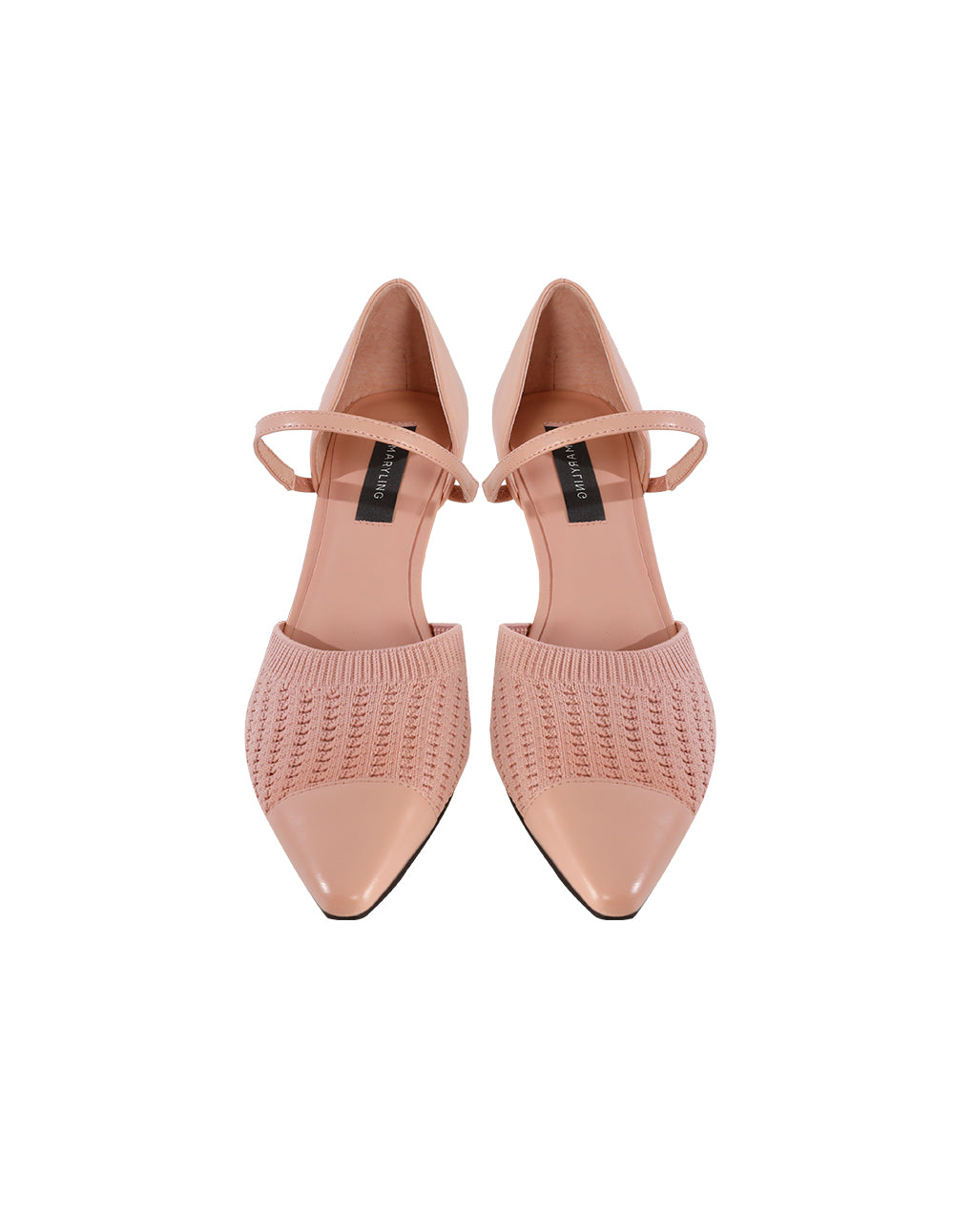 MARYLING Pink Leather Shoes