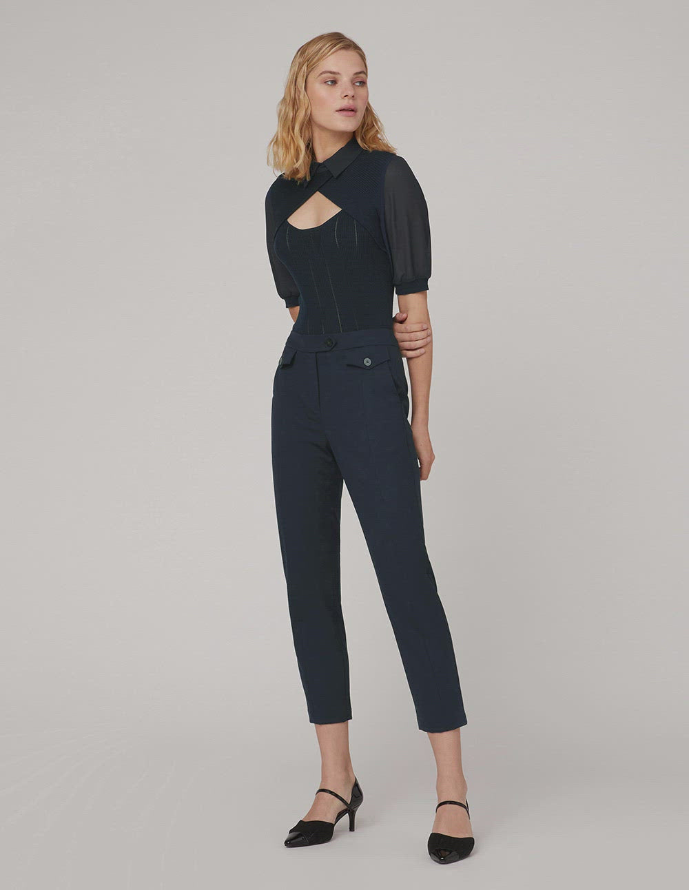 MARYLING Sexy slim fit knitted top