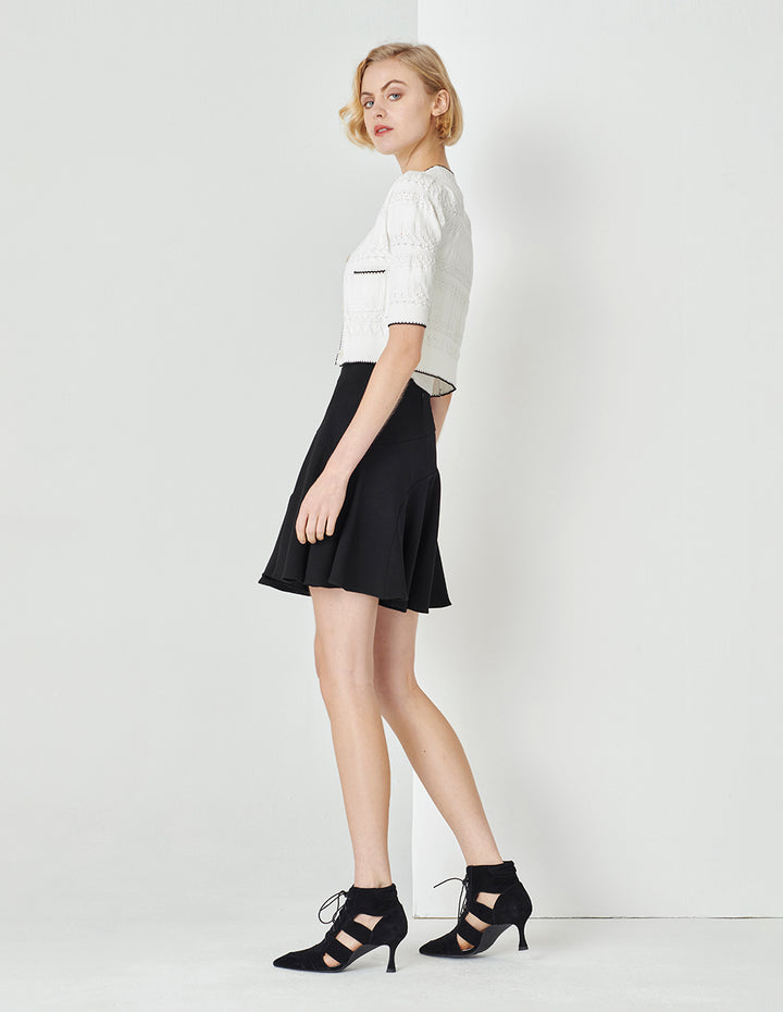 MARYLING Black Mini Skirt