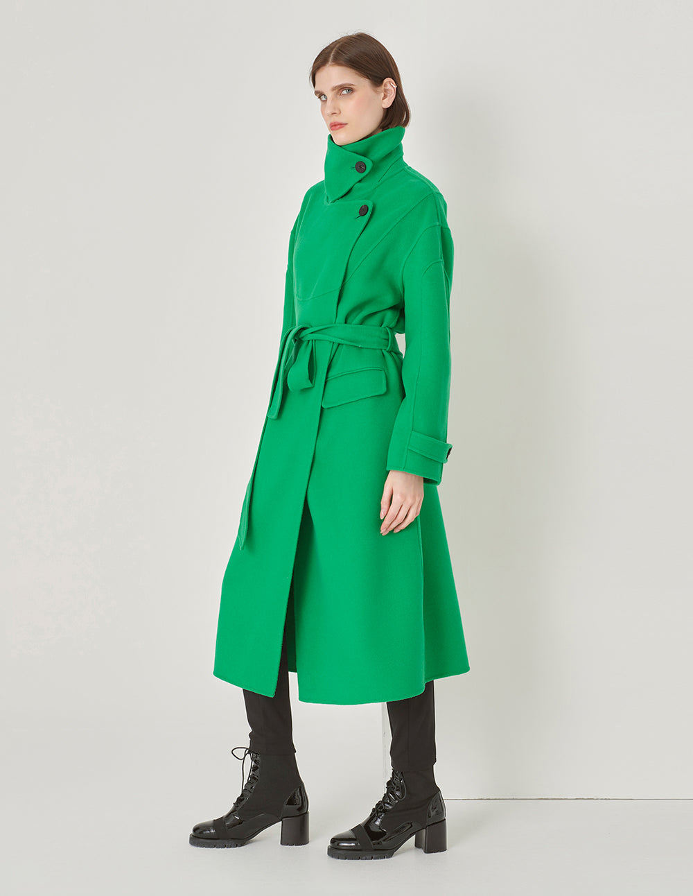 MARYLING Double-Sided Woolen H-Shaped Coat