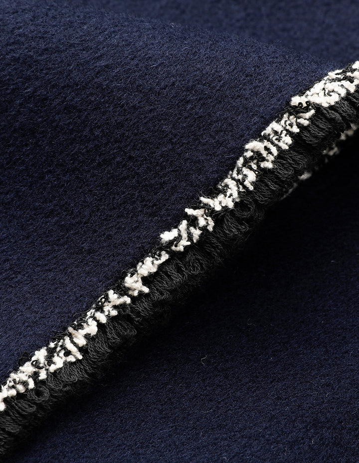 Maryling Midnight Blue Peaked Lapel Blazer