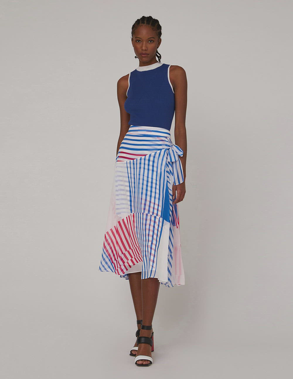 MARYLING Tie Waist Stacking Skirt