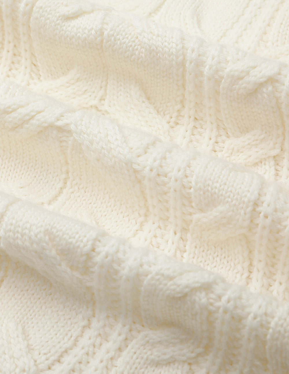 Maryling Off-White Cross Tie Wool Vest