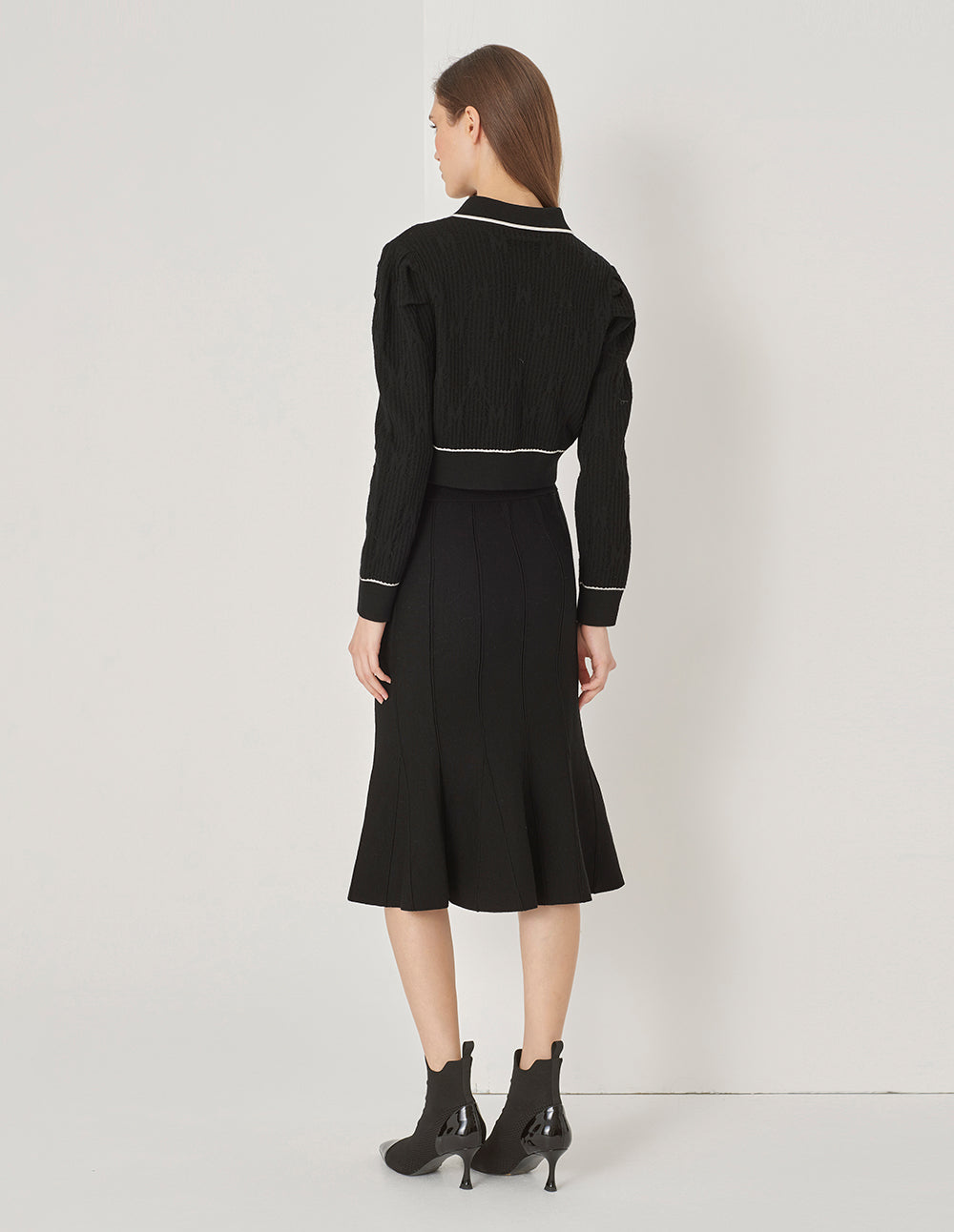 MARYLING Colour Blocking Lapel Jacket