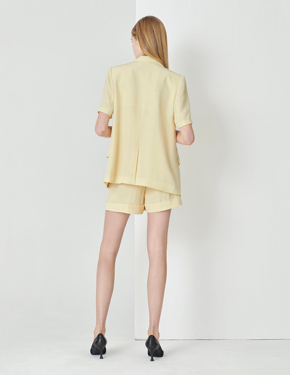 MARYLING Acetate Bermuda Shorts