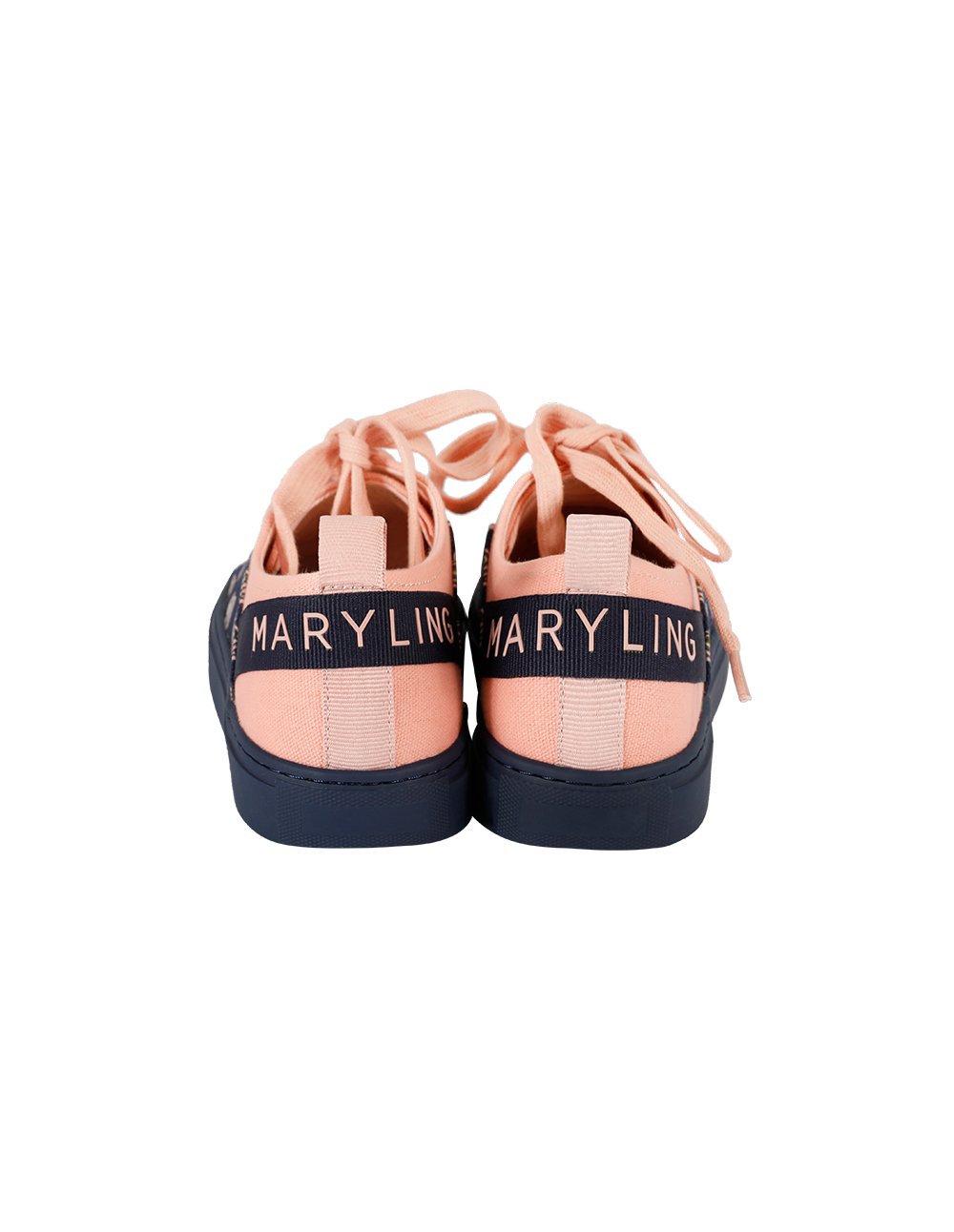 MARYLING Heart Avocado Printed Lace Up Canvas Sneakers