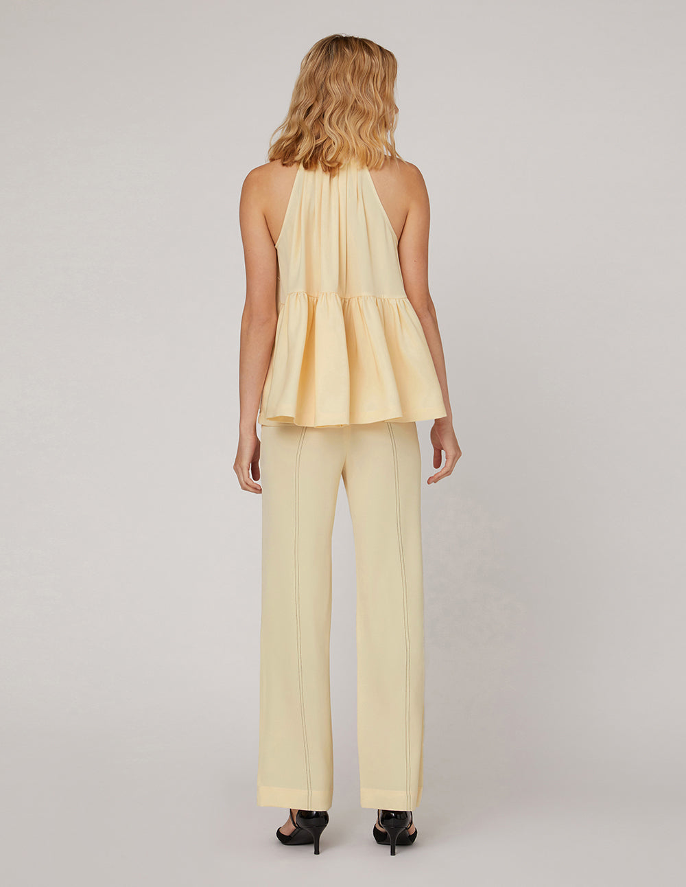 MARYLING Halterneck off shoulder top