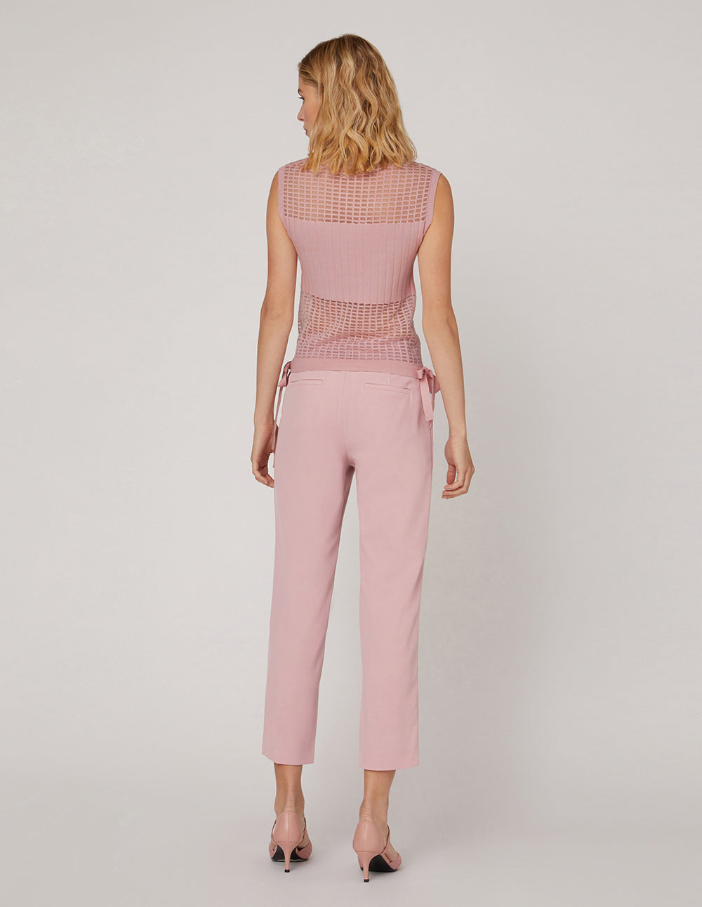 MARYLING Cherry blossom pink knit vest