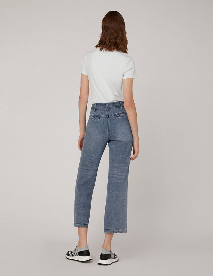 MARYLING Classic round neck logo short sleeve t-shirt