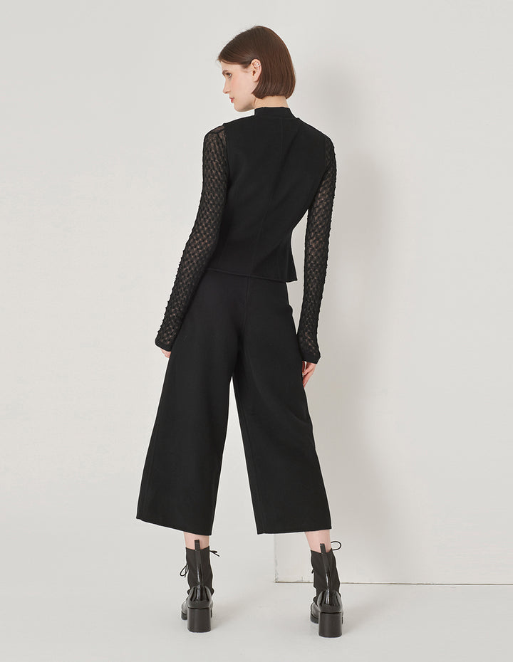 MARYLING V-Neck Double-Sided Woolen Vest