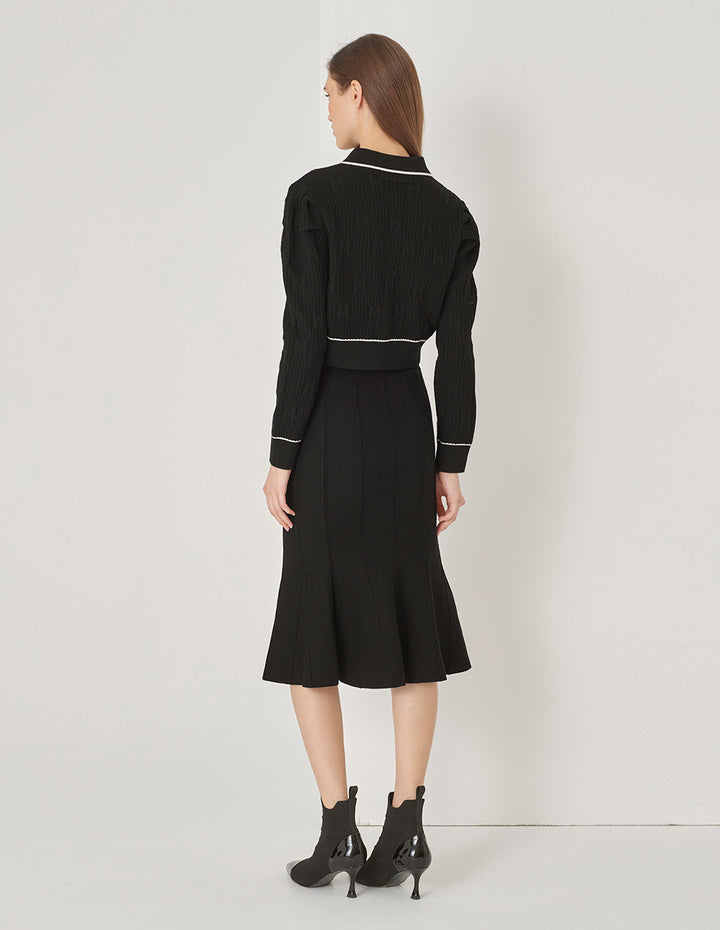 MARYLING Fishtail Knitted Skirt