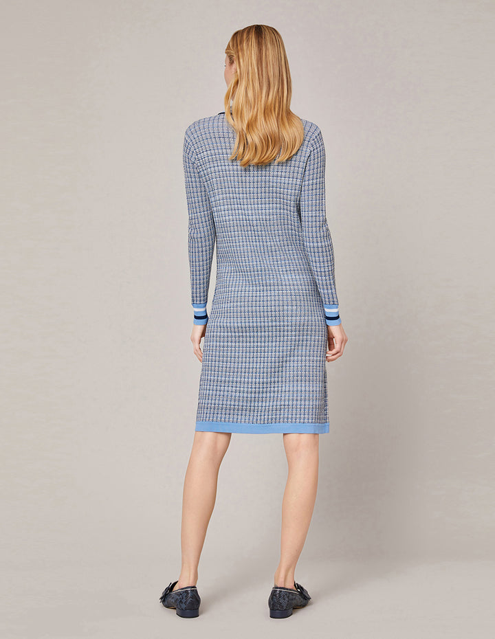 MARYLING Modern Knitted Tweed Dress