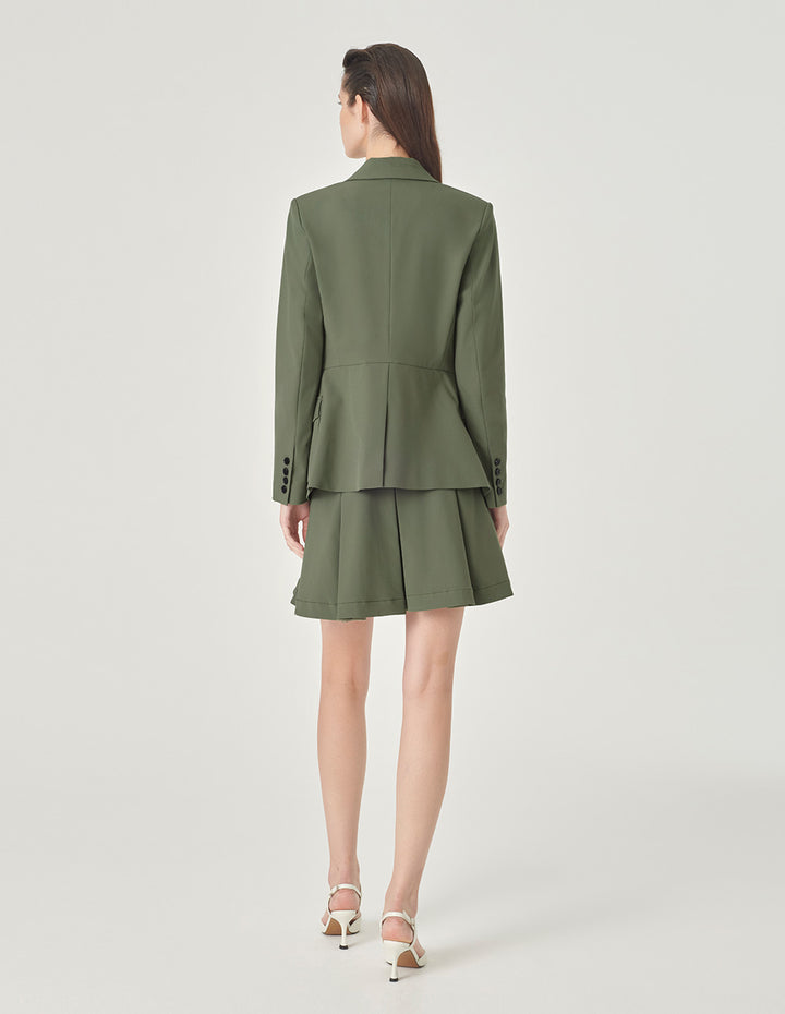 MARYLING Pleated Mini Shorts Skirts