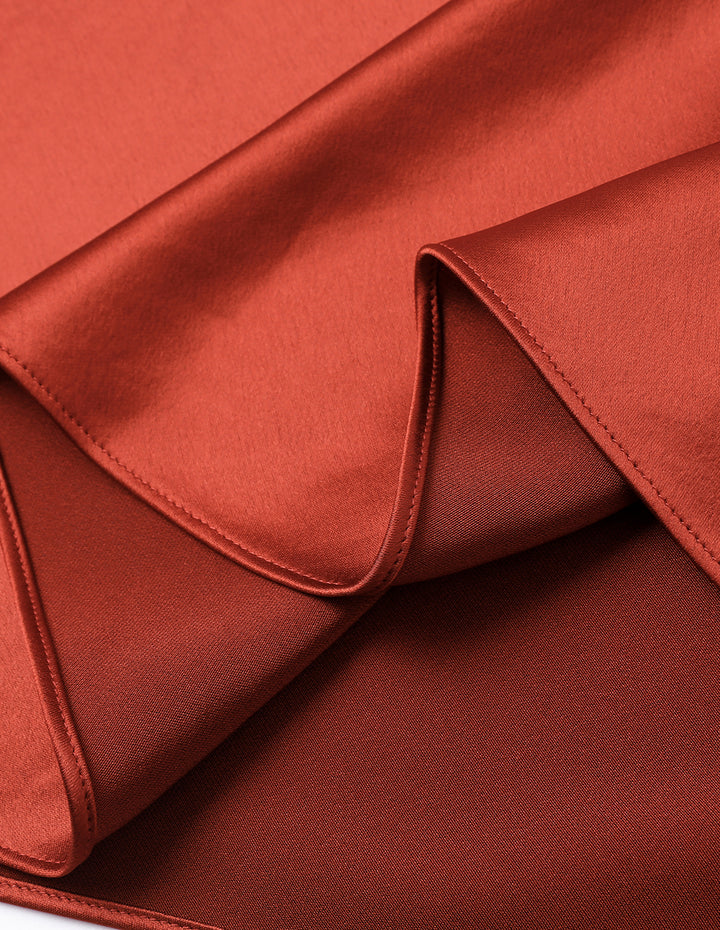 MARYLING Fishtail Satin Skirt