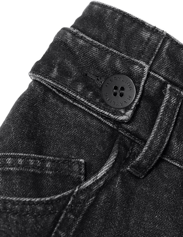 MARYLING black slim tapered jeans