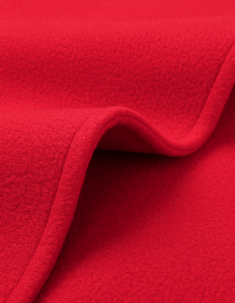 MARYLING Red Peaked Lapel H-Shaped Long Suit Coat