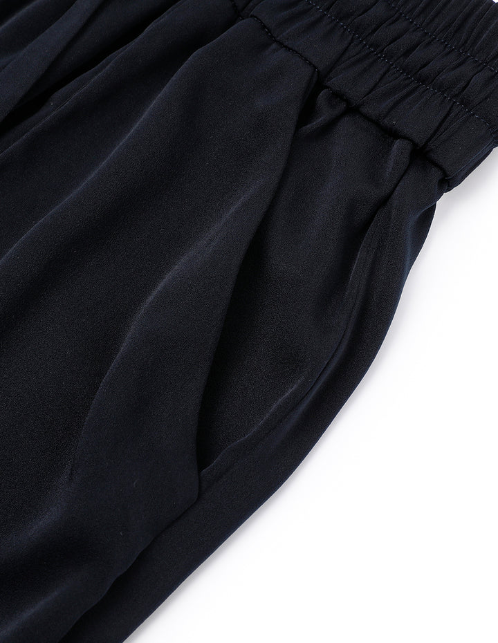 MARYLING Midnight Blue Loose-Fit Jogging Pants