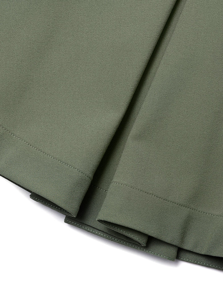 MARYLING Pleated Mini Shorts Skirts