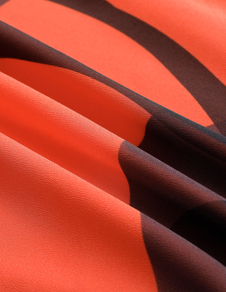 MARYLING Printed Shirt Dress