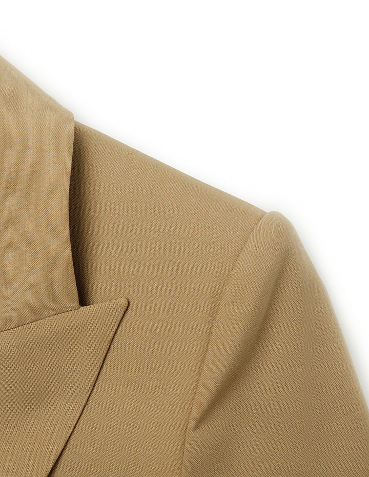 MARYLING Flip Collar Double-Breasted Suit