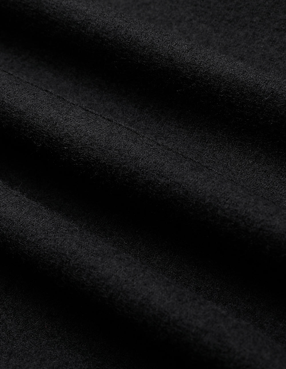 MARYLING Black Button-Sleeve Detail Belted Jacket