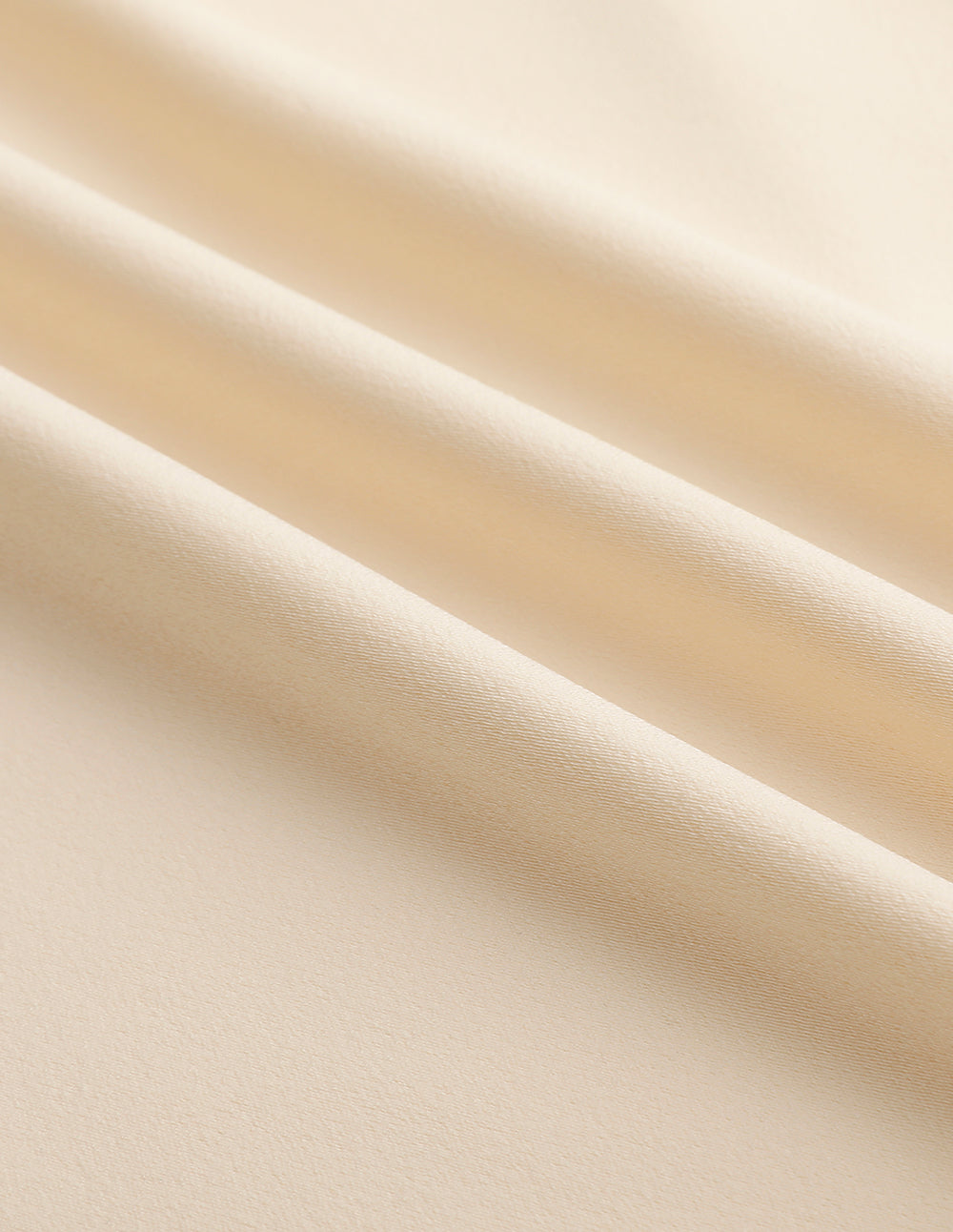 MARYLING Cream Yellow Mid Waist Wide Leg Pants