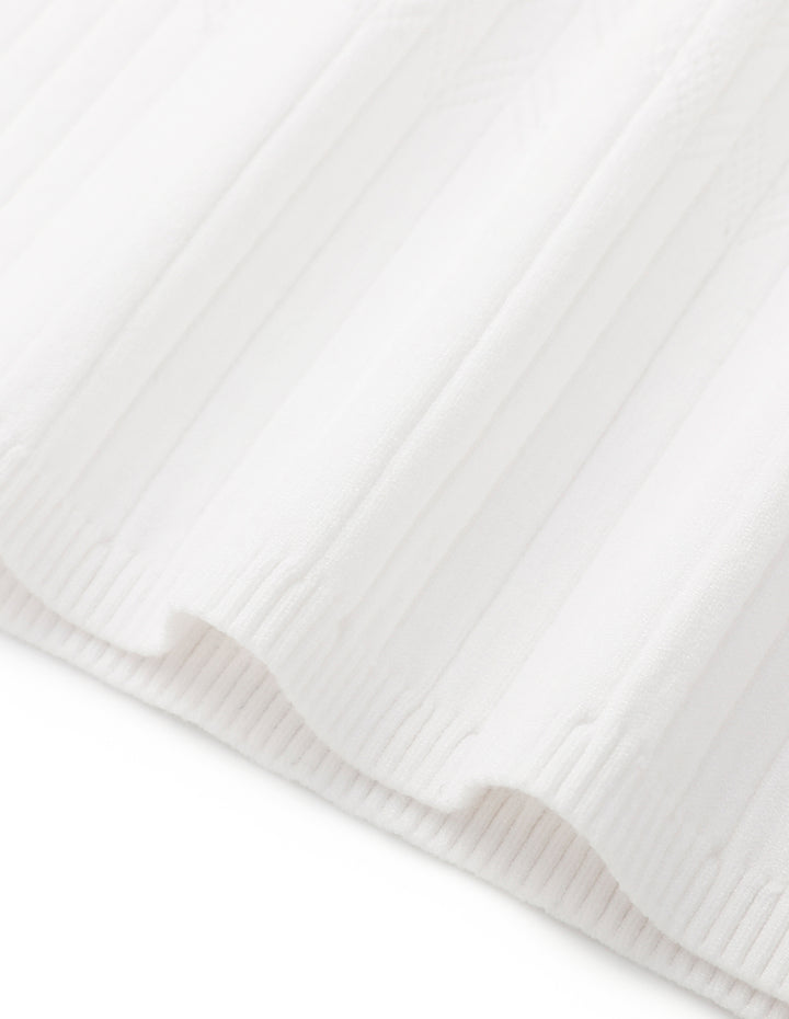 MARYLING Off-White Knit Skirt