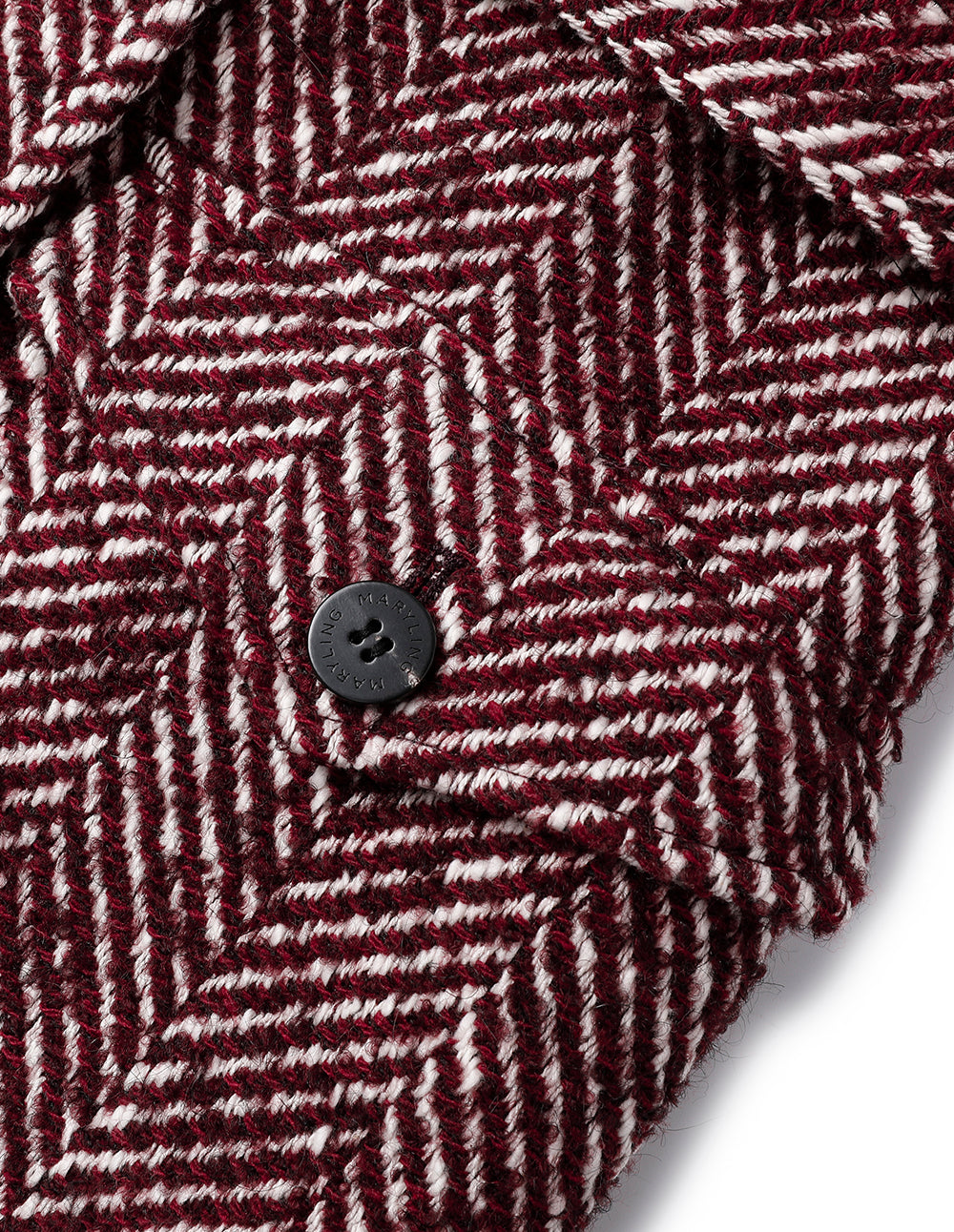 MARYLING Burgundy Lapel Coat