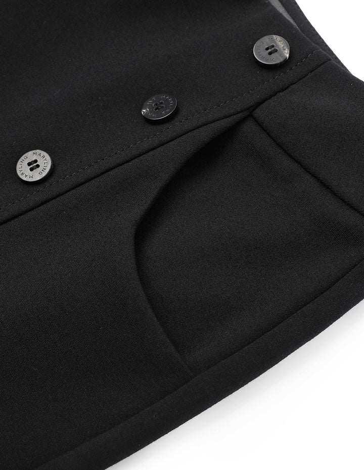 MARYLING  Black Stretch Skinny Pants