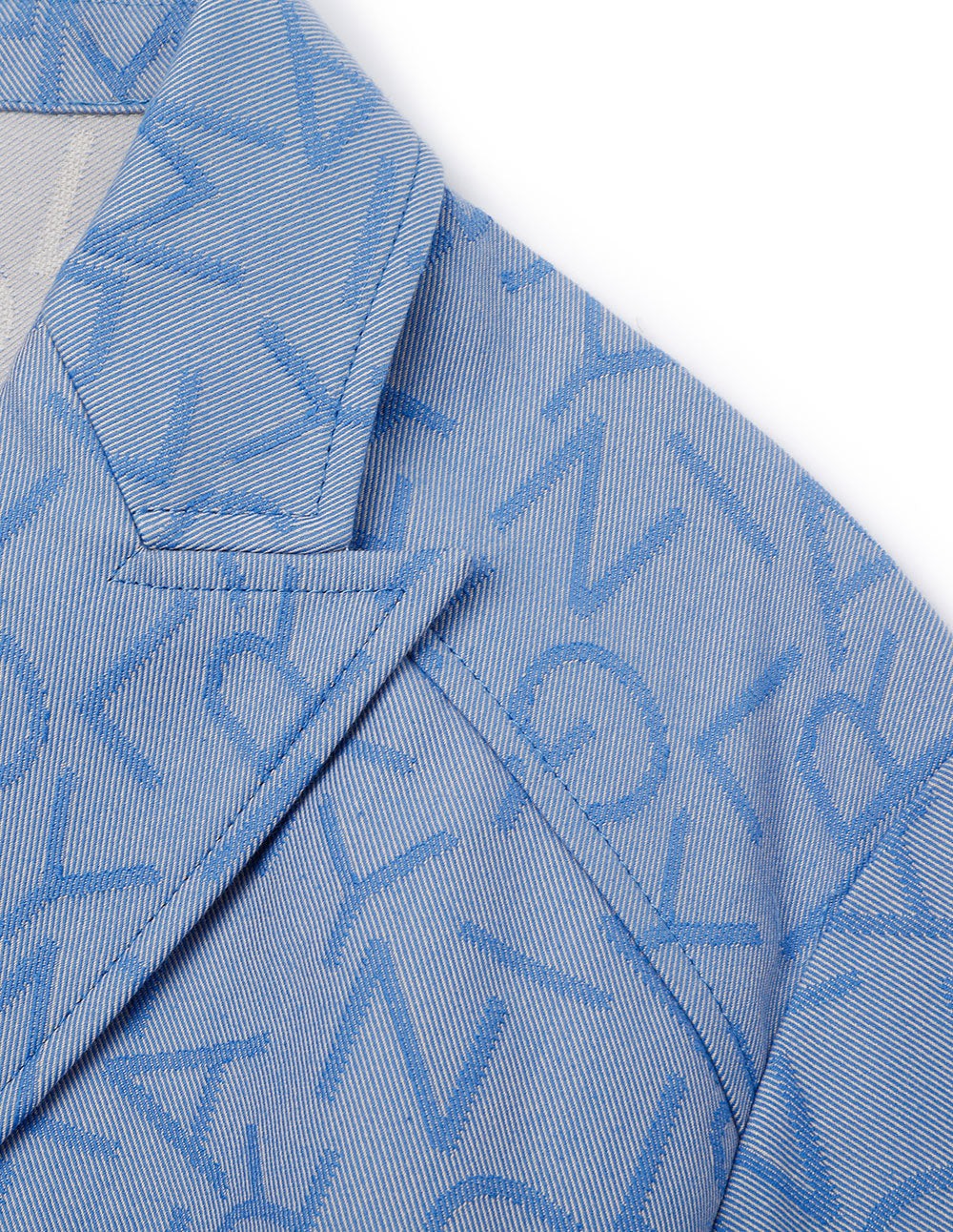 MARYLING Loose-Fit Light Blue With Belt Denim Coat