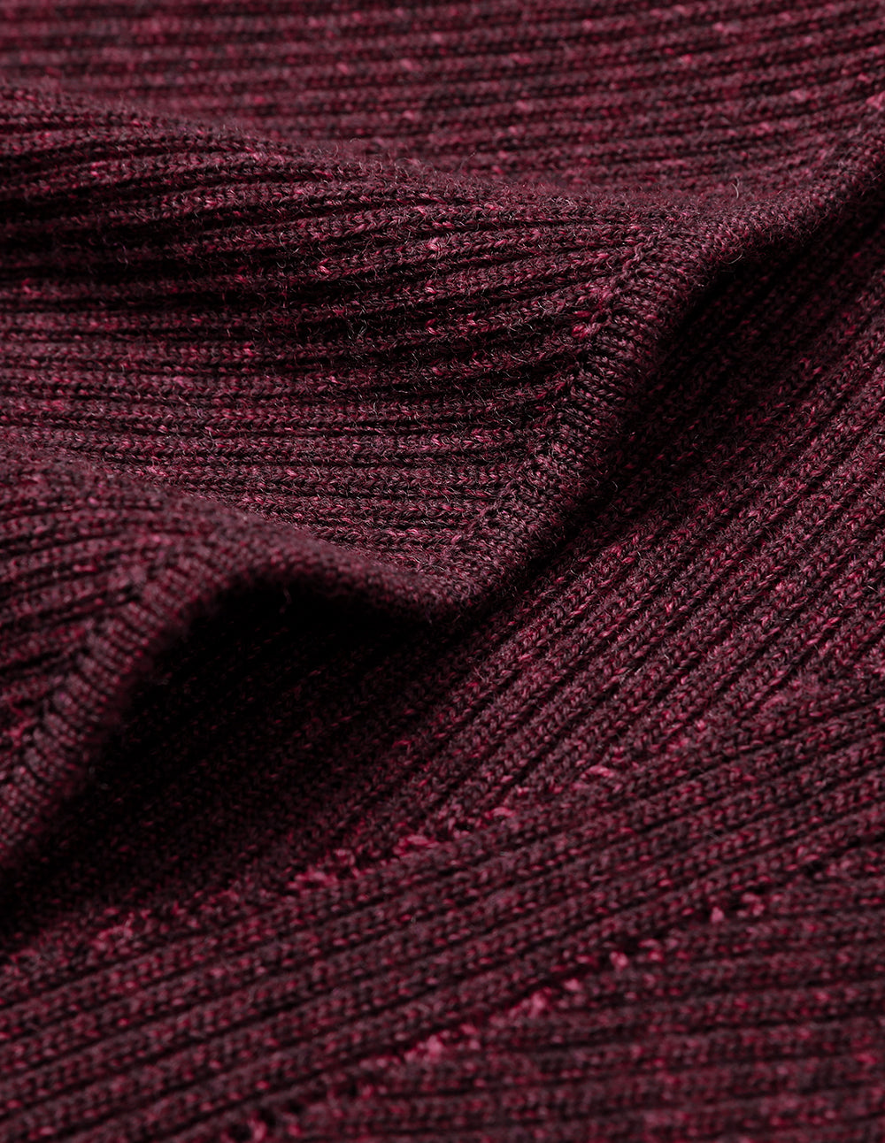 MARYLING Burgundy Knitted Dress