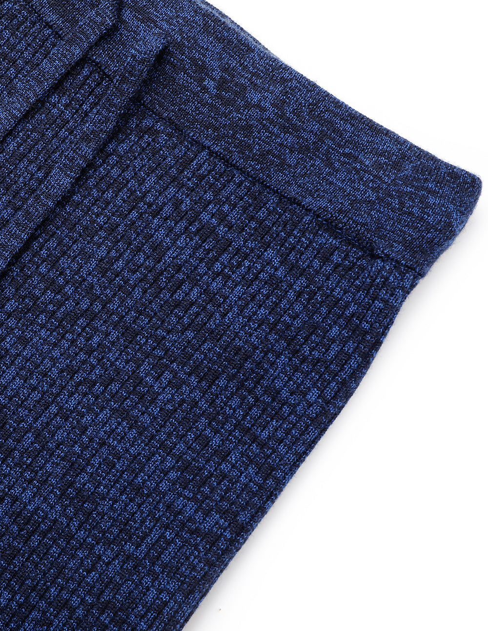 Maryling Midnight Blue Melange Wool Trousers
