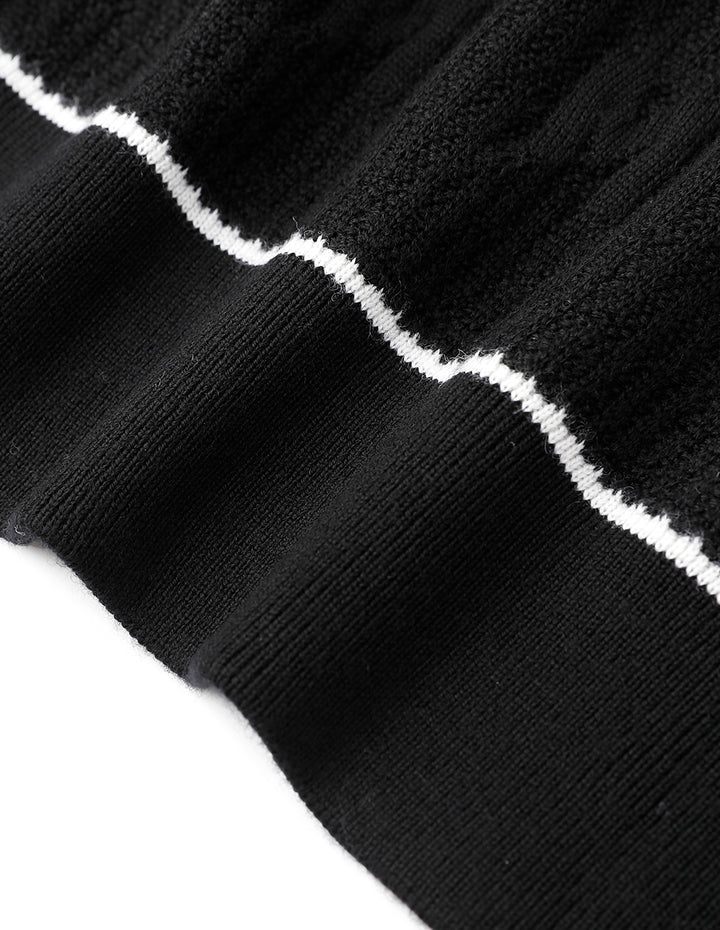 MARYLING Colour Blocking Lapel Jacket