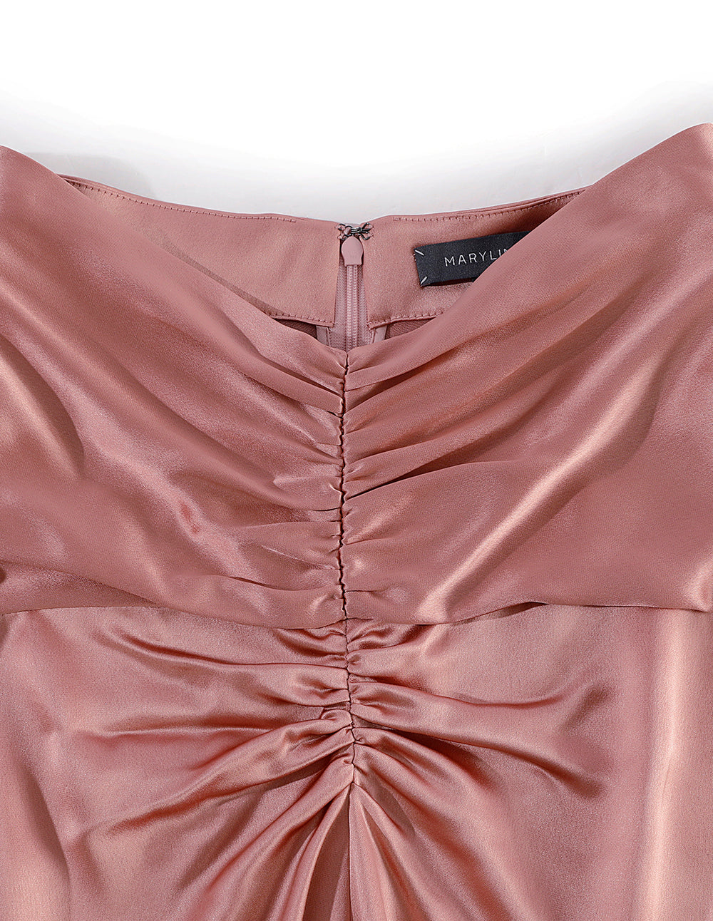 MARYLING GATHERED FRONT FISHTAIL SKIRT