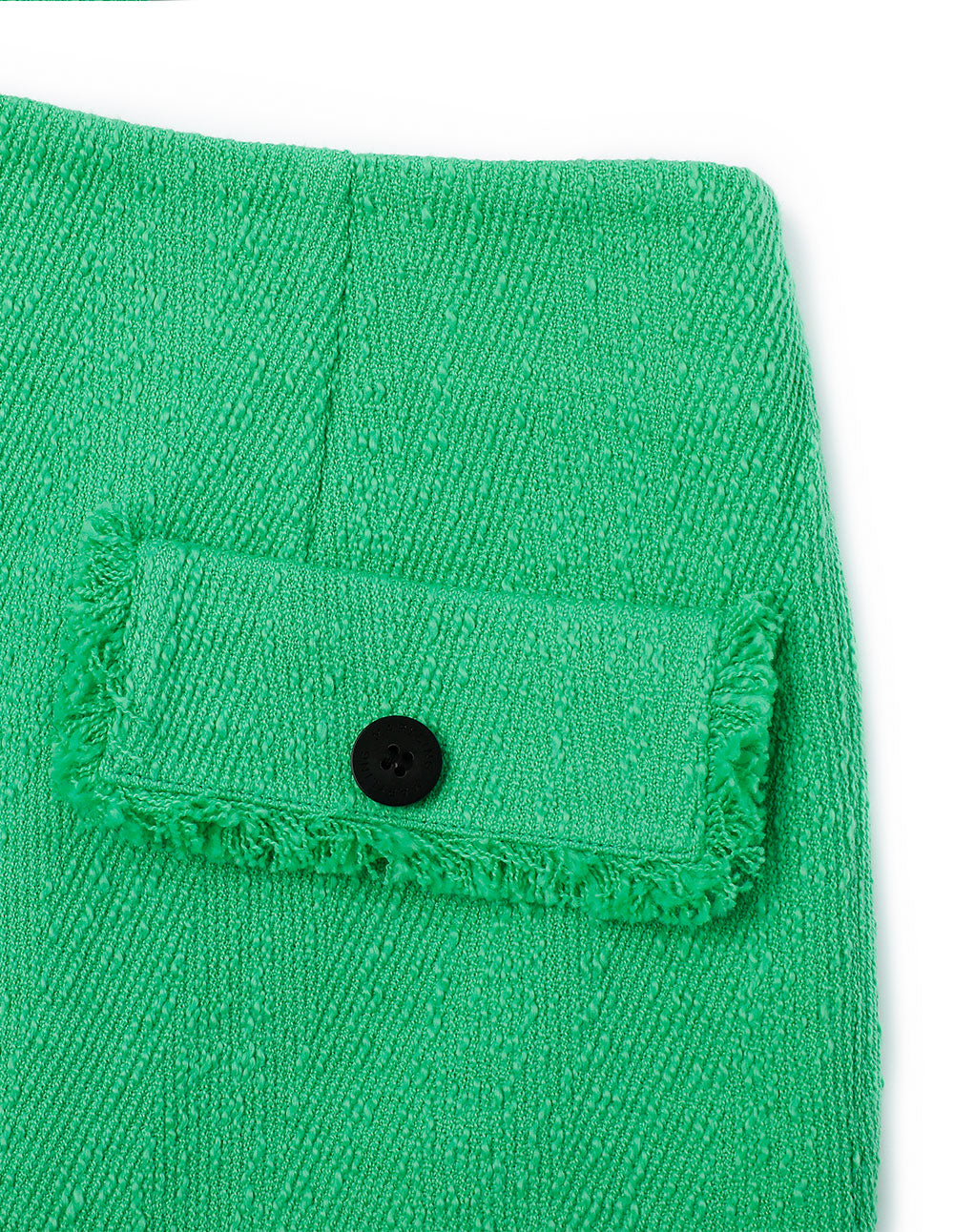 MARYLING Green Tweed Mini Skirt