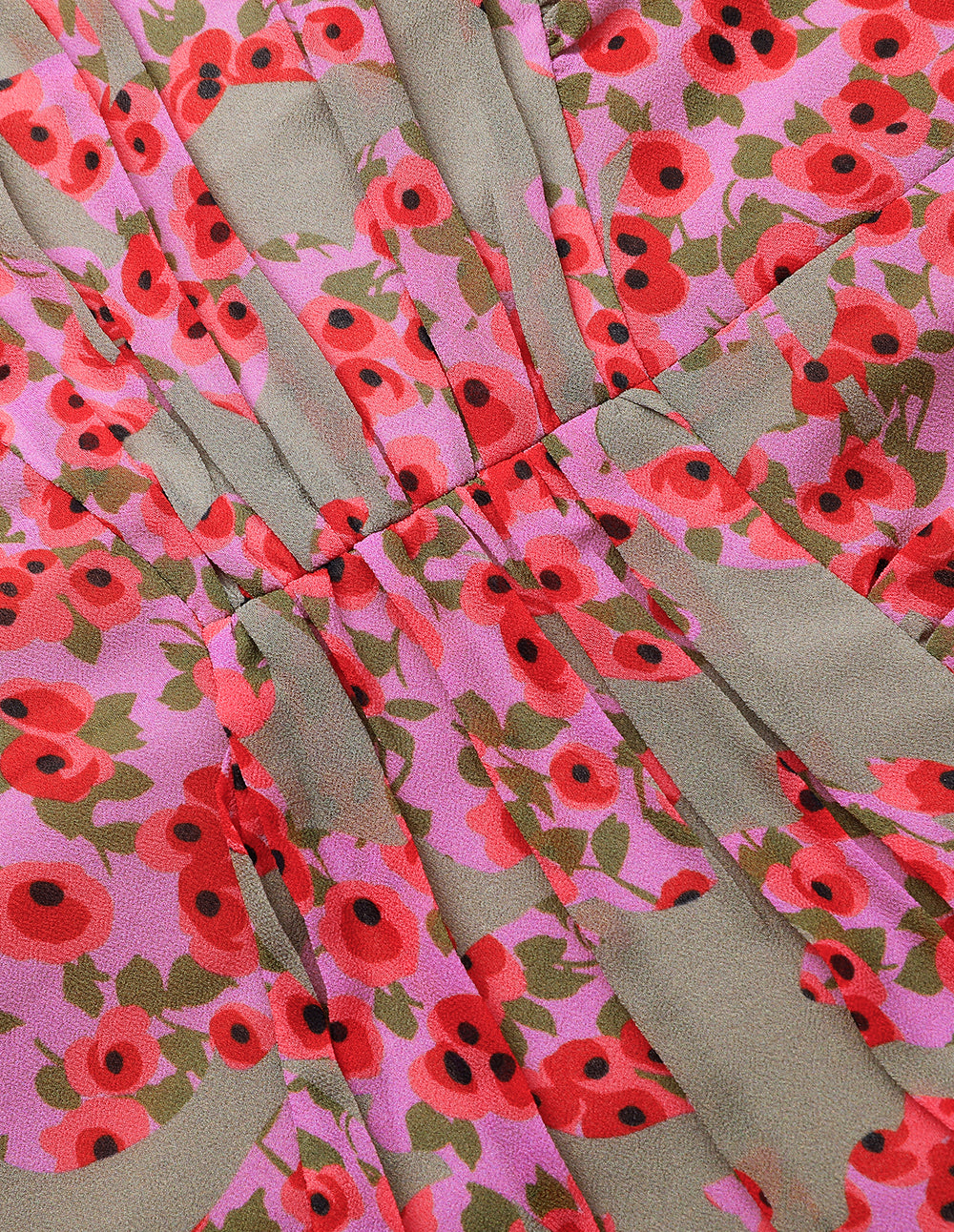 MARYLING V-Neck Bubble Short-Sleeved Dress