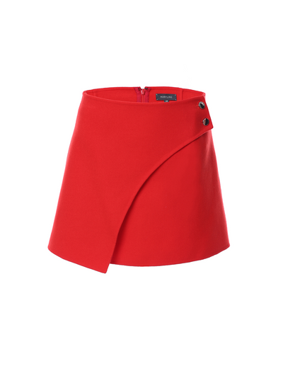Vibrant wrap mini skirt (5561353928864)