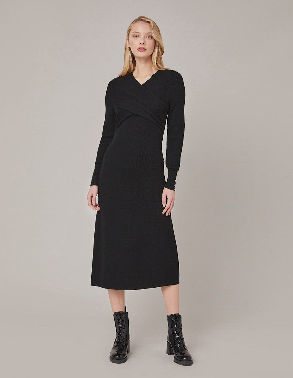 MARYLING A-Line Knitted Dress