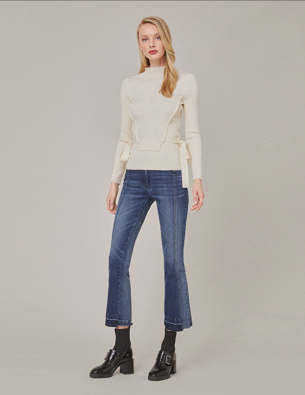 MARYLING Turtleneck Knitted Pullover